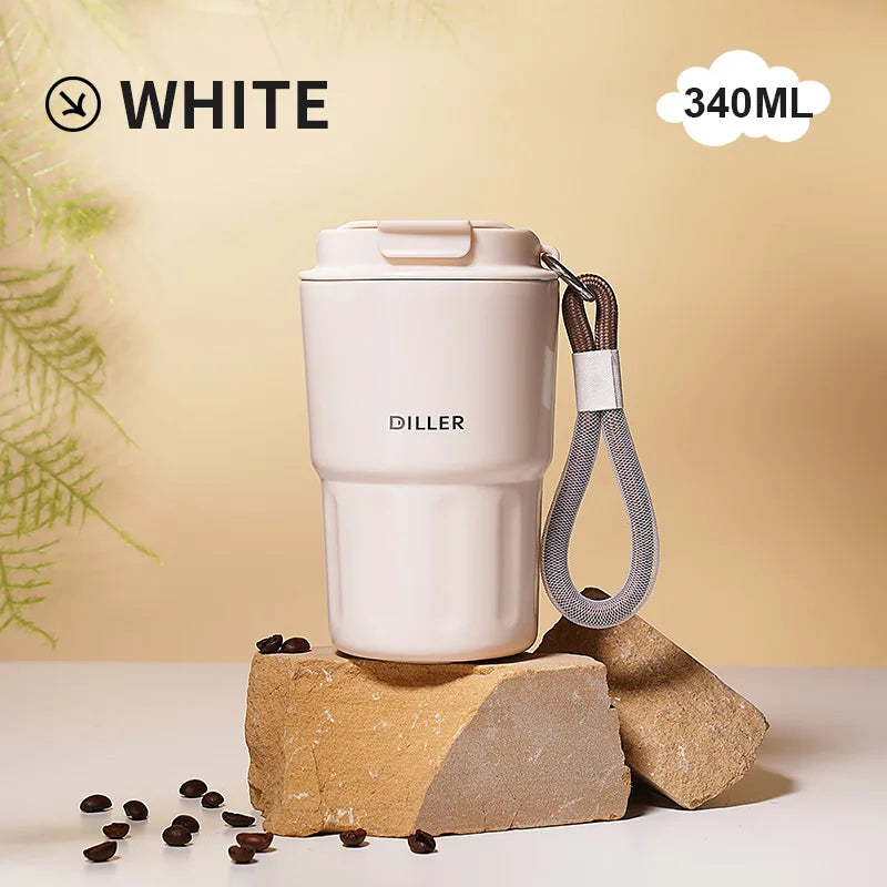 Tasse à café isolée en acier inoxydable