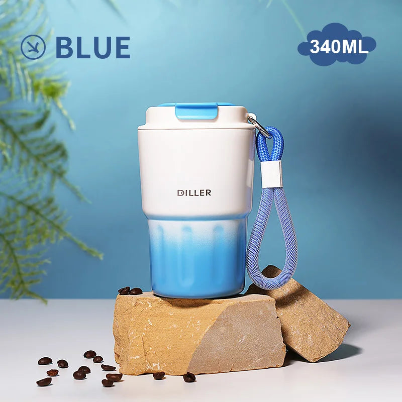 Tasse à café isolée en acier inoxydable