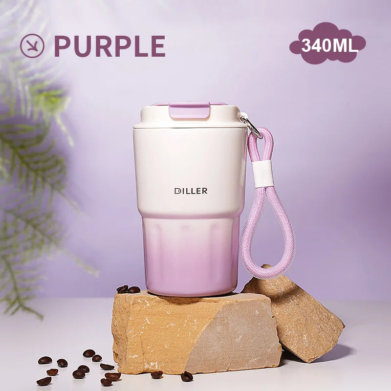 Tasse à café isolée en acier inoxydable